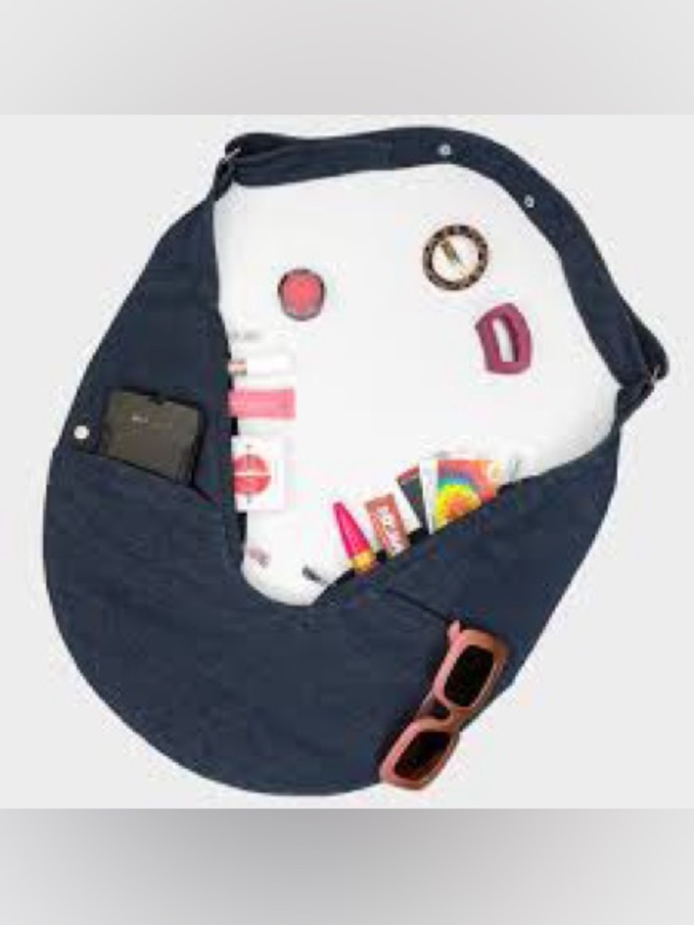“Classic Denim” Sash bag. Standard size. Brand new, still in packaging.